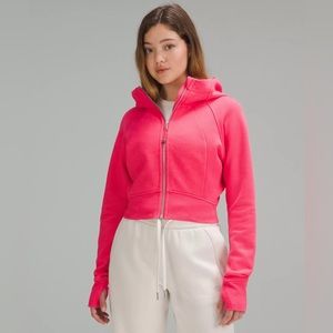 cropped scuba hoodie